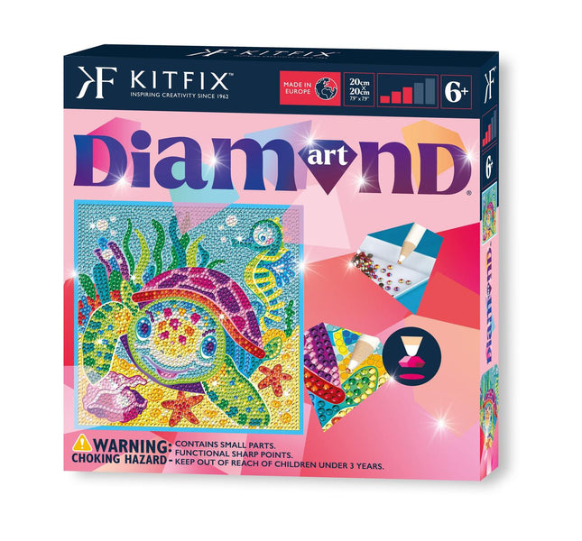 Diamantové malování želva, DIY kreativní sada pro každý věk