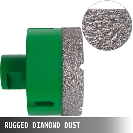 Diamond Hole Saw Set, 5-Piece M14, 22–65 mm for Tile, Granite