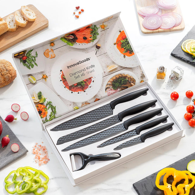 Diamantmesserset Shard InnovaGoods 6-teilig