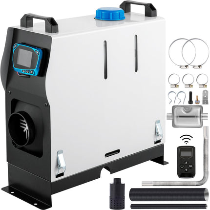 Diesel Air Heater 12V 8KW, LCD Remote Control