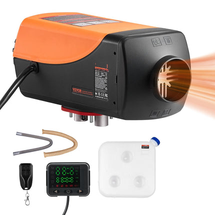 Diesel Air Heater 5-8kW 12-24V, Remote, 10L Tank