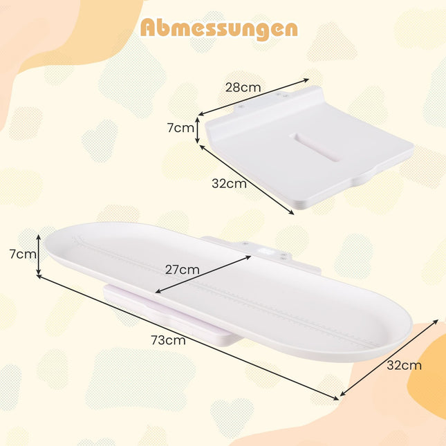 Digitale Babywaage mit abnehmbarer Schale, App-fähig