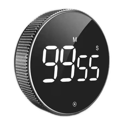 Digital Kitchen Timer, LED Display, Black, Magnetic