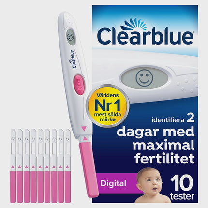 Digitales Ovulationstest-Set, 1 Halter & 10 Tests