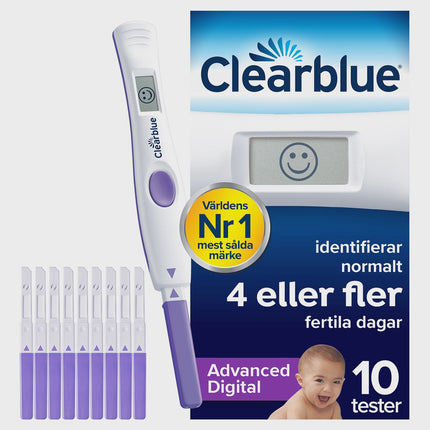 Digitales Ovulationstest-Kit mit 10 Tests und Halter