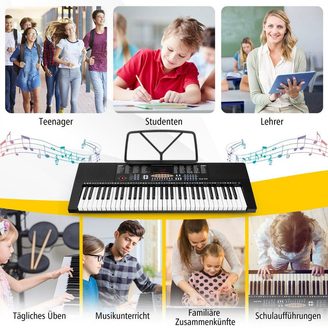 Digitalpiano für Anfänger, 61 Tasten, 300 Klangfarben