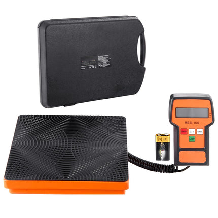 Digital Refrigerant Charging Scale, 220 lb, 5g, Remote