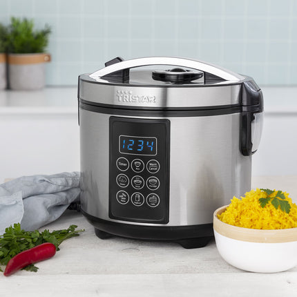 Cuiseur vapeur et riz numérique 2,2 L 900 W