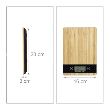 Digitale Küchenwaage Bambu