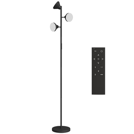 Stmívatelná stojací lampa s čtecí lampičkou, RGB, dálkové ovládání