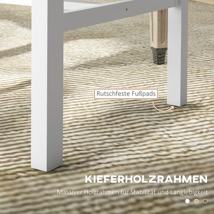 Esszimmerstühle aus Weißkiefer, 2er-Set - 120 kg Tragfähigkeit