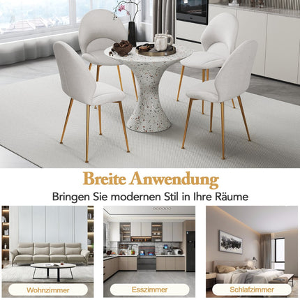 Dining Chairs Set of 2, Ergonomic, 150kg Capacity