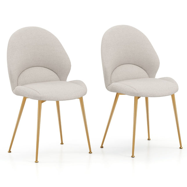 Esszimmerstühle 2er-Set, Ergonomisch, 150 kg Tragkraft