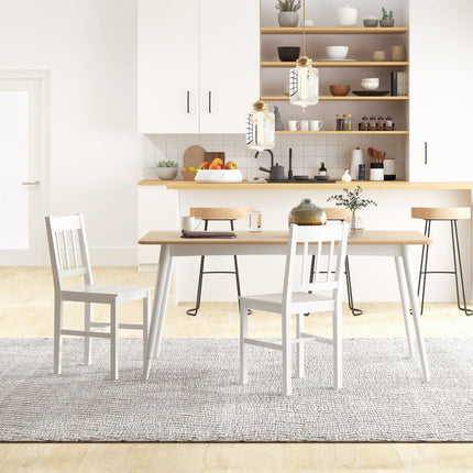 Esszimmerstuhl-Set Kiefer massiv, 2-teilig – 41x47x86 cm