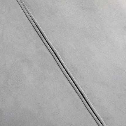 Esszimmerstühle aus grauem Samt, 4er-Set – Stahlrahmen, 46x65x87 cm