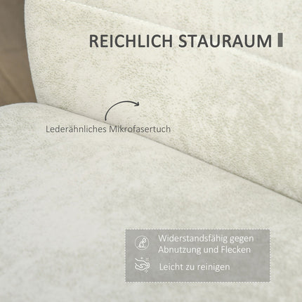 Freischwingende Esszimmerstühle, ergonomisches 4er-Set, beiges Polyester