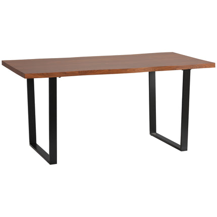 Industrial Steel Dining table for 6, 160x85x75 cm, Brown