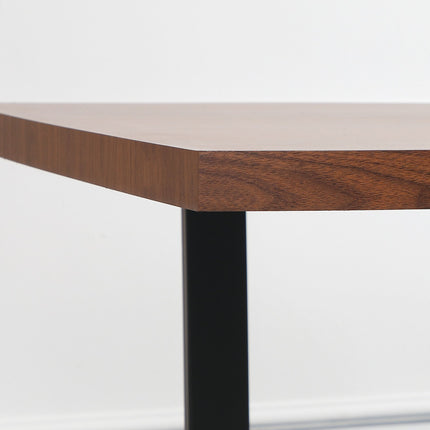 Industrial Steel Dining table for 6, 160x85x75 cm, Brown