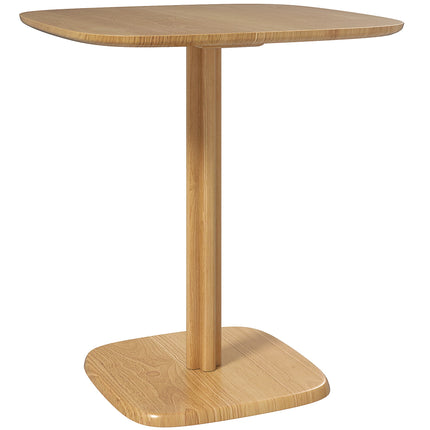Esstisch, Kautschukholz, 70x70 cm, abgerundete Ecken