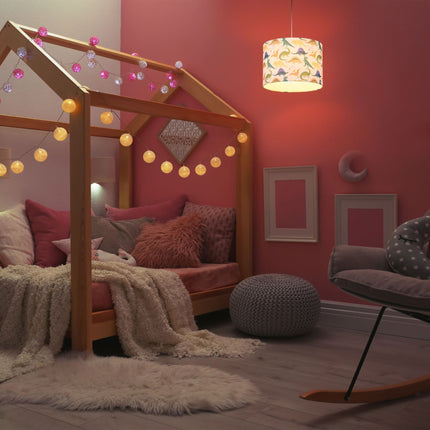 Závěsná lampa dino do dětského pokoje