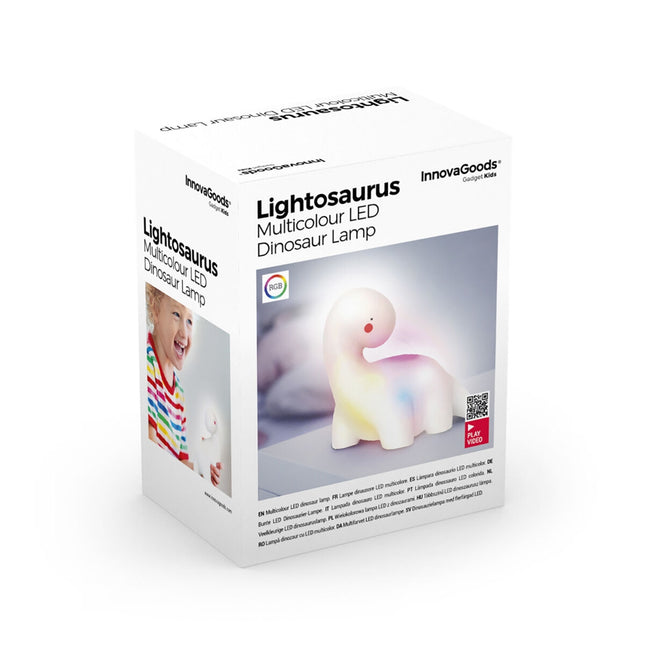 Dinosaurier Mehrfarbige LED-Lampe Lightosaurus InnovaGoods
