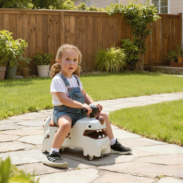 Dinosaurier-Rutschauto mit Licht und Geräuschen, 4 Räder
