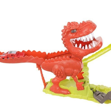 Dinosaurier-Startbahn + 2 Autos 