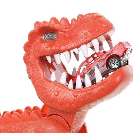 Dinosaurier-Startbahn + 2 Autos 