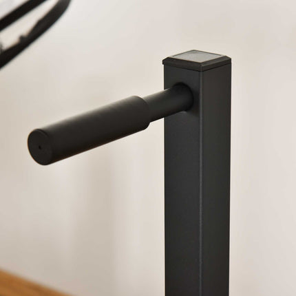 Dip-Station für Bauch- und Rückentraining – Stahl, schwarz, 104x70,5x122 cm