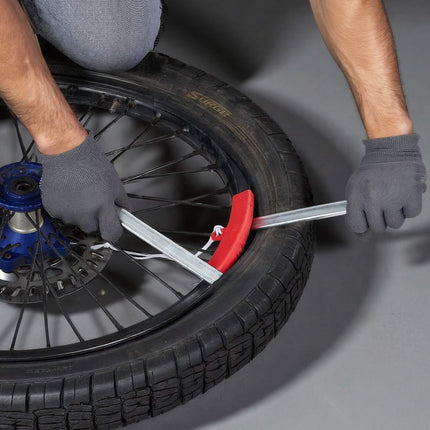 Dirt Bike Tire Changing Kit, 16–21 in, 15–25 mm Adapters, 2 Irons