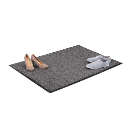 Dirt collecting mat gray