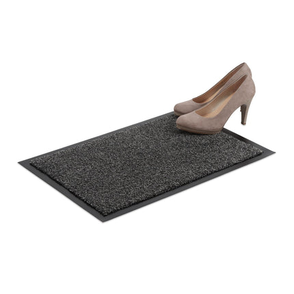 Dirt collecting mat gray