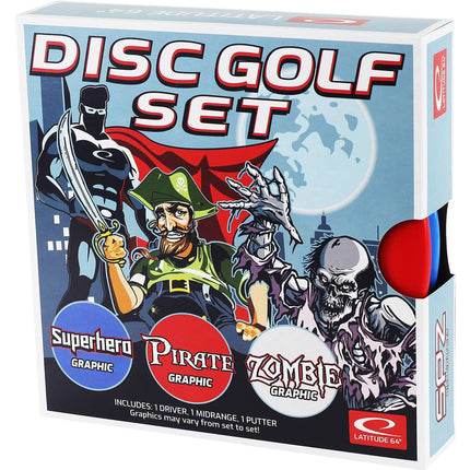 Disc Golf Set SPZ 3 verschiedene Scheiben