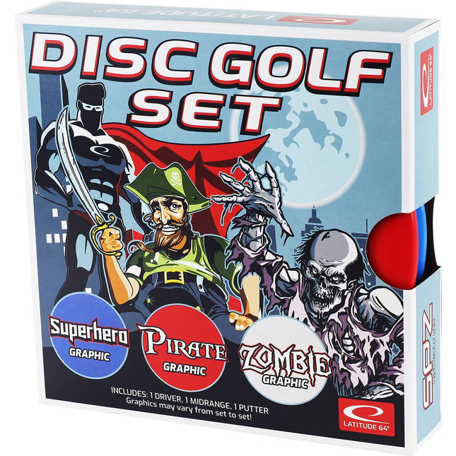 Disc Golf Set SPZ 3 verschiedene Scheiben