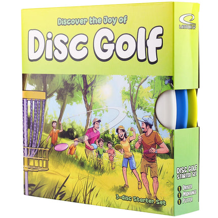 Disc Golf Starter Set, 3 Discs Driver Midrange Putter