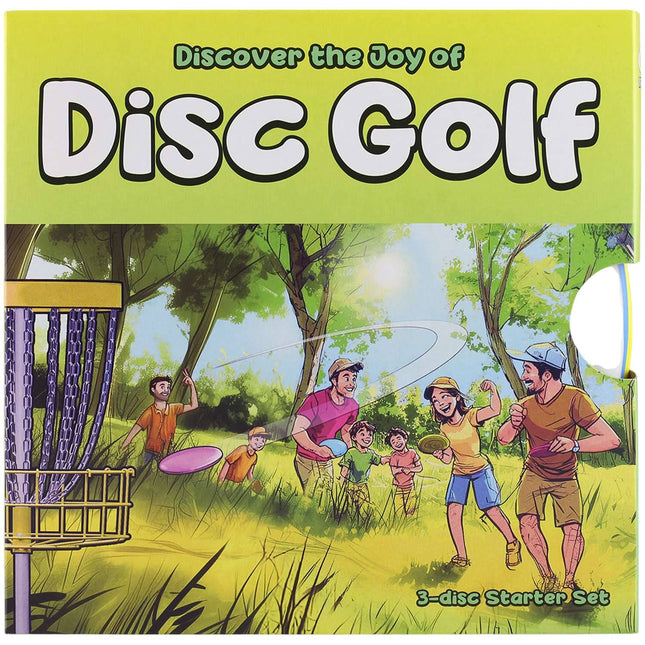 Startovací sada disc golf, 3 disky driver midrange putter