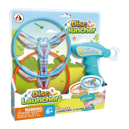 Diskuswerfer-Set mit Libellen-Design, Outdoor-Spaßspielzeug