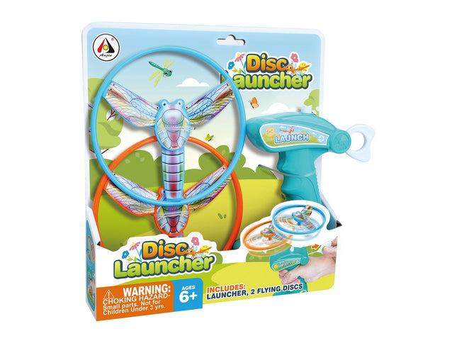 Diskuswerfer-Set mit Libellen-Design, Outdoor-Spaßspielzeug