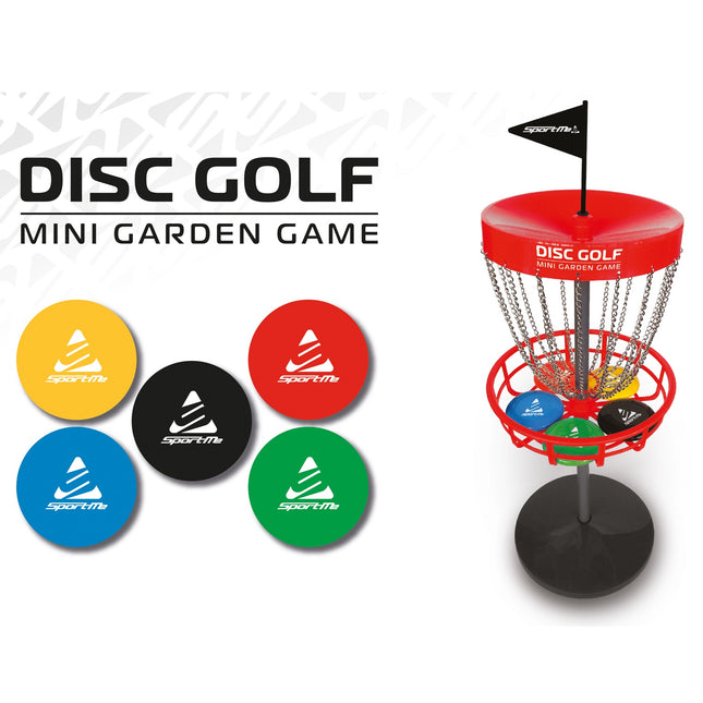 Discgolf-Set mit Korb