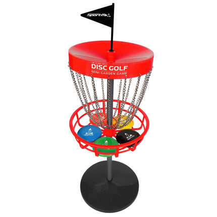 Discgolf-Set mit Korb