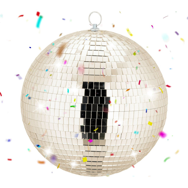 Discokugel 25 cm – Decken-Spiegelkugel für Partys