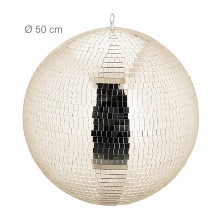 Discokugel 50 cm – Große Spiegelkugel für Partys