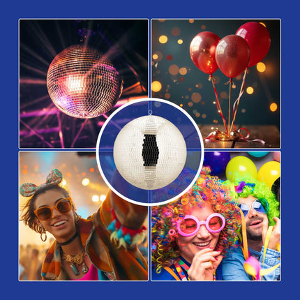 Discokugel 50 cm – Große Spiegelkugel für Partys