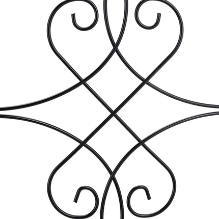 Discount fence 4 panels black