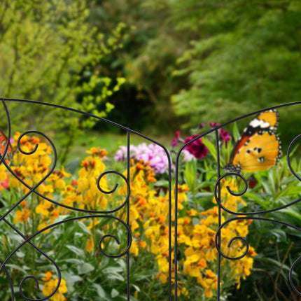 Discount fence 4 panels black