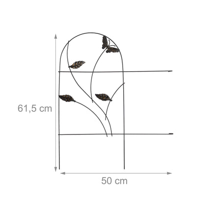 Clôture à prix réduit 5 panneaux papillons