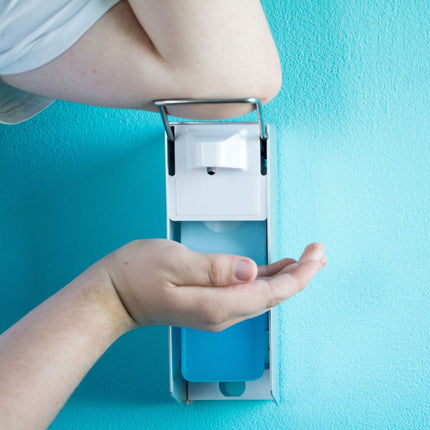 Disinfectant and Soap Dispenser, Wall-Mounted, 500ml