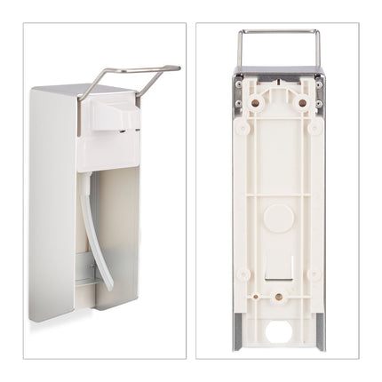 Disinfectant and Soap Dispenser, Wall-Mounted, 500ml