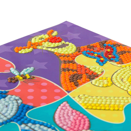 Disney Crystal Art Karte Winnie Puuh Puzzle, 18 x 18 cm