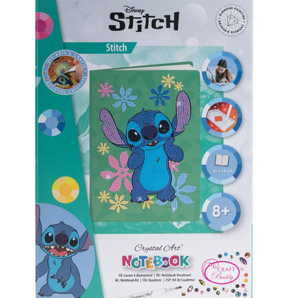 Disney Crystal Art Notebook Stitch
